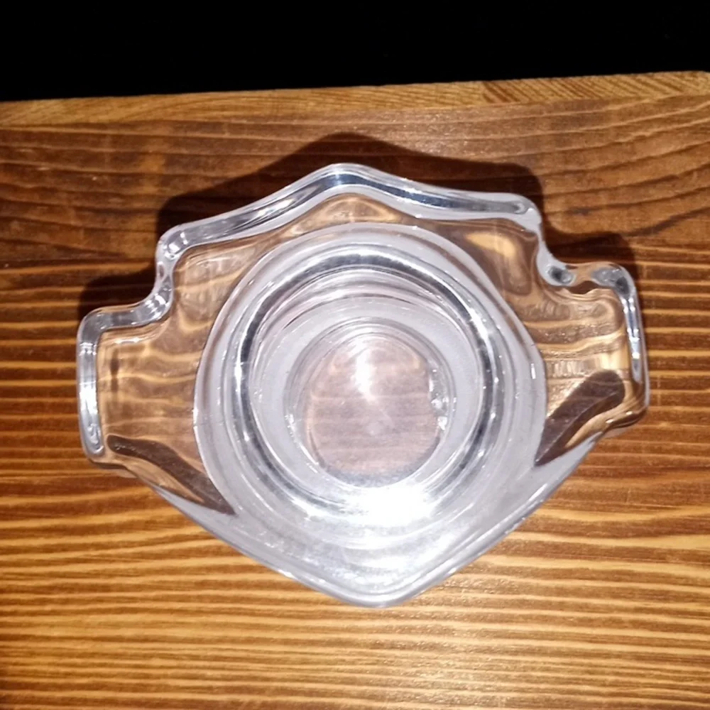 Harley-Davidson Square 32 oz. Decanter w/Bar and Shield Shaped Stopper